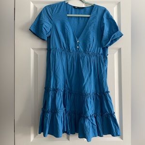 Zara blue mini dress